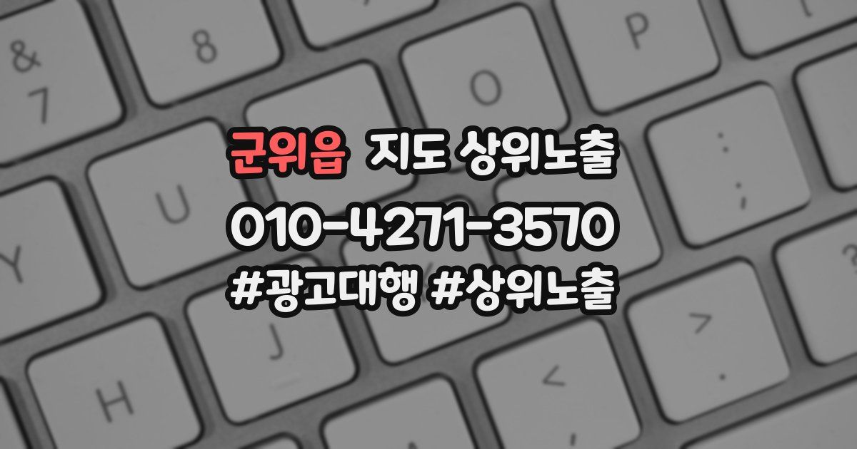 군위읍 지도 상위 노출
