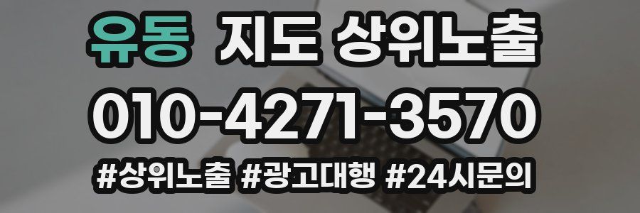 유동 지도 상위 노출