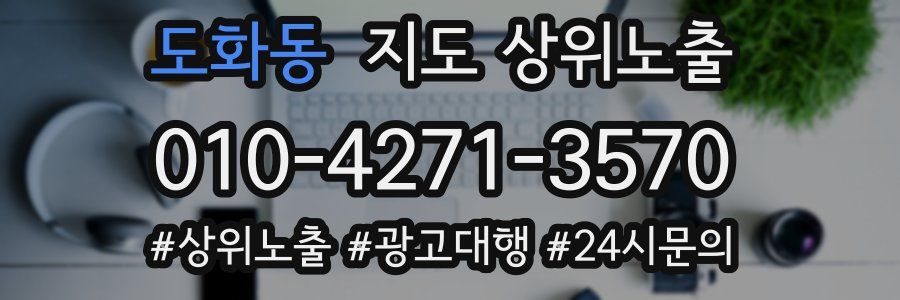 도화동 지도 상위 노출