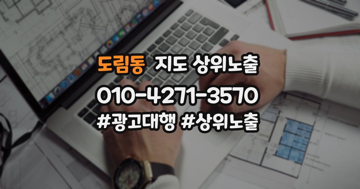 도림동 지도 상위 노출