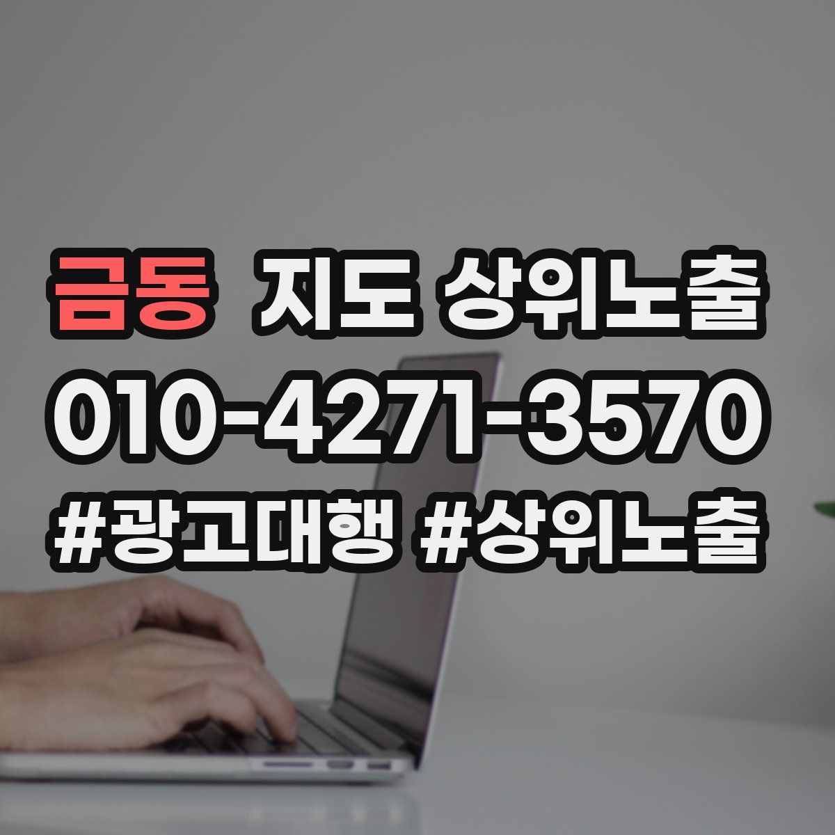 금동 지도 상위 노출