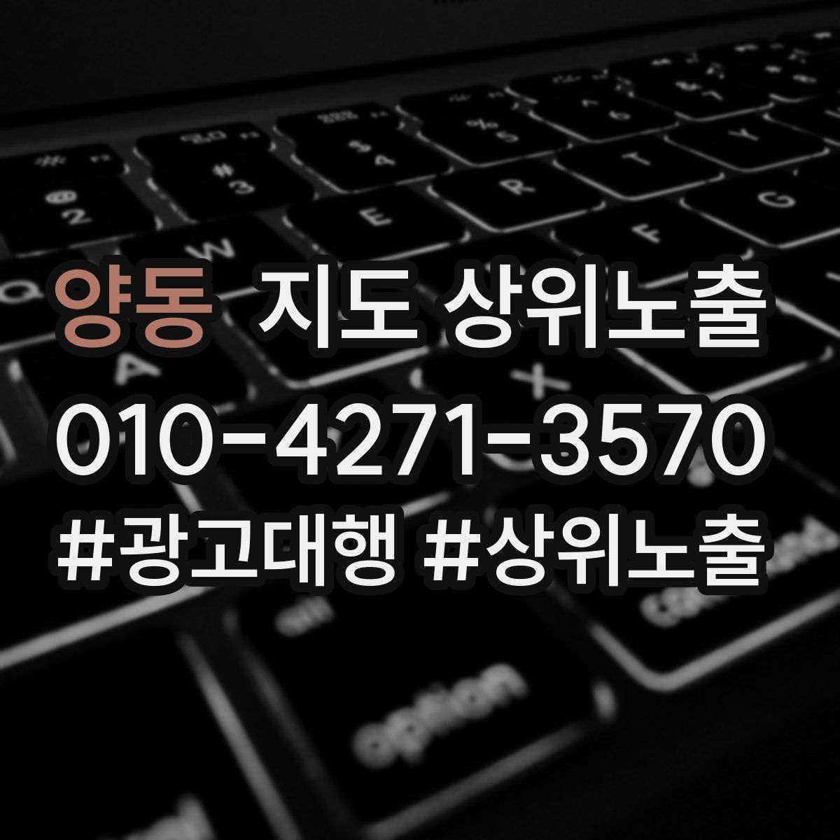 양동 지도 상위 노출