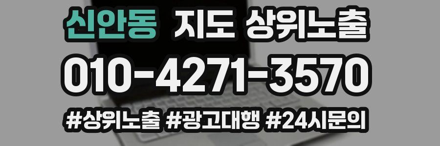 신안동 지도 상위 노출