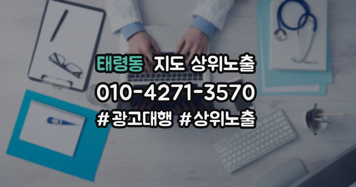 태령동 지도 상위 노출