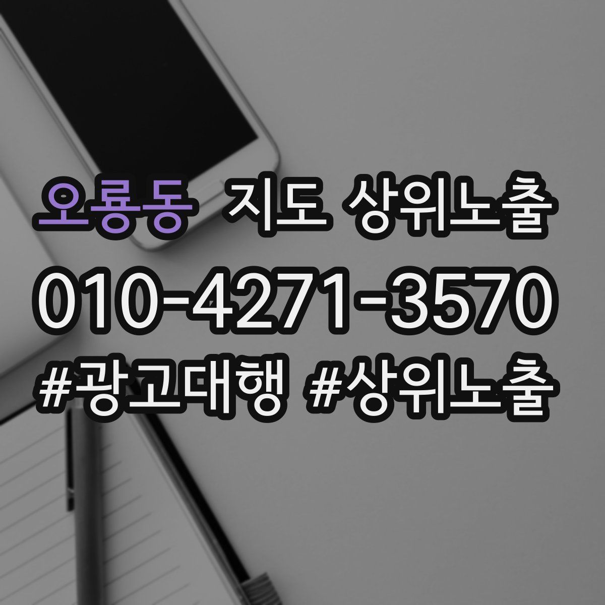 오룡동 지도 상위 노출