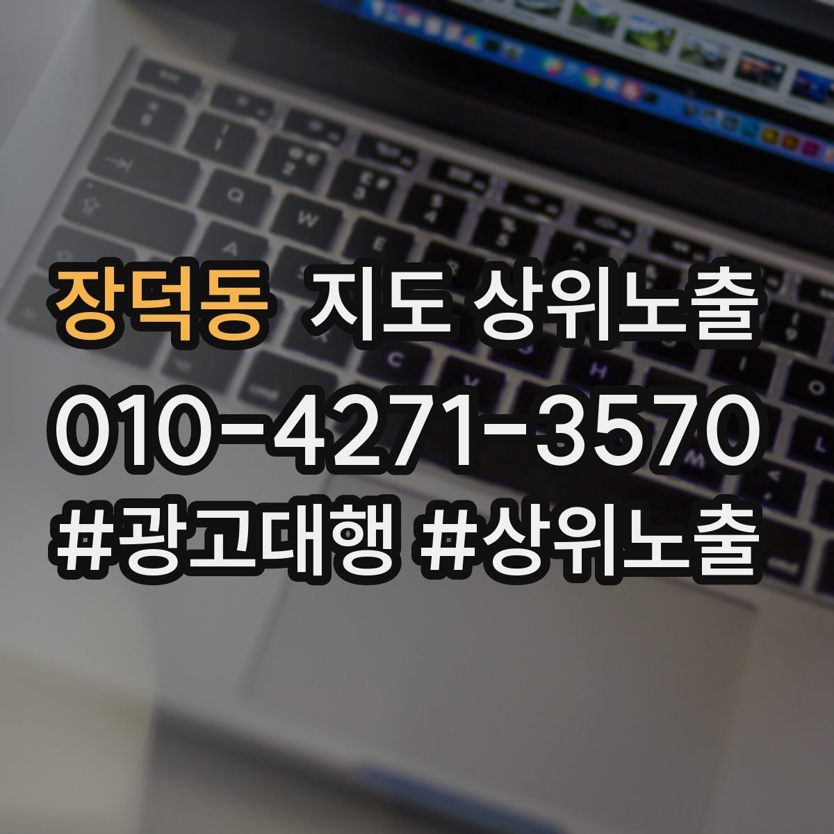 장덕동 지도 상위 노출