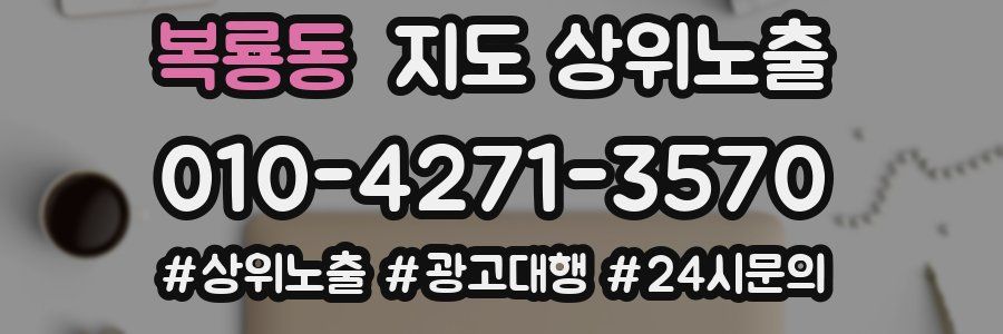 복룡동 지도 상위 노출