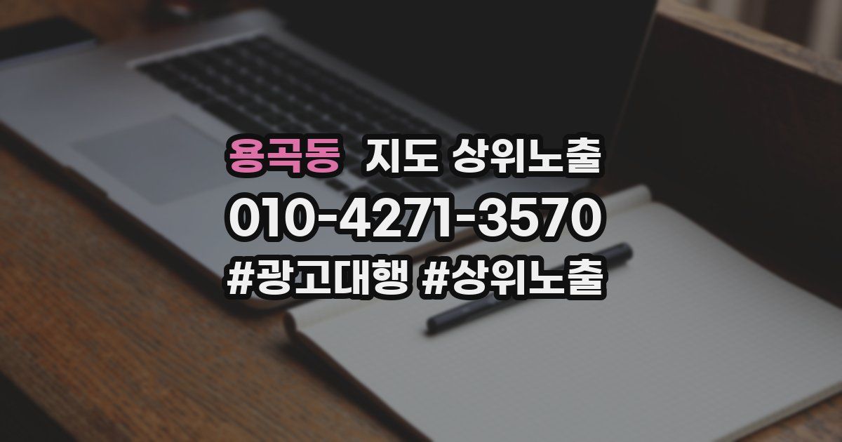 용곡동 지도 상위 노출