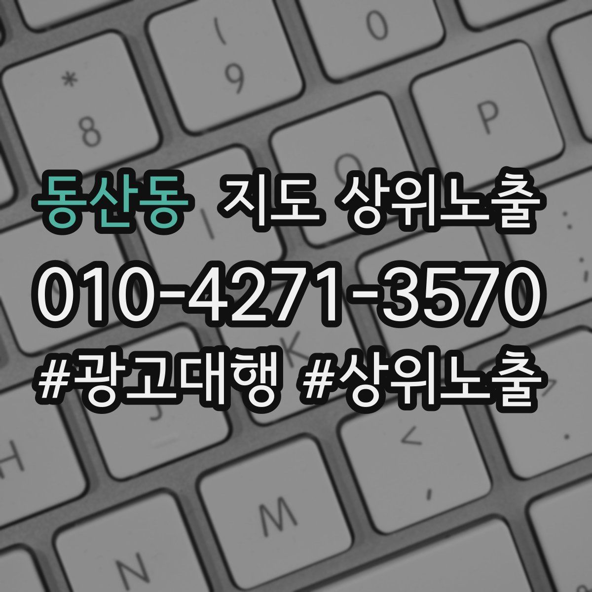 동산동 지도 상위 노출