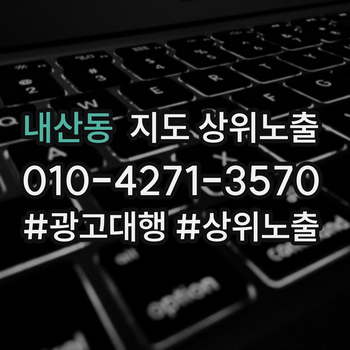 내산동 지도 상위 노출