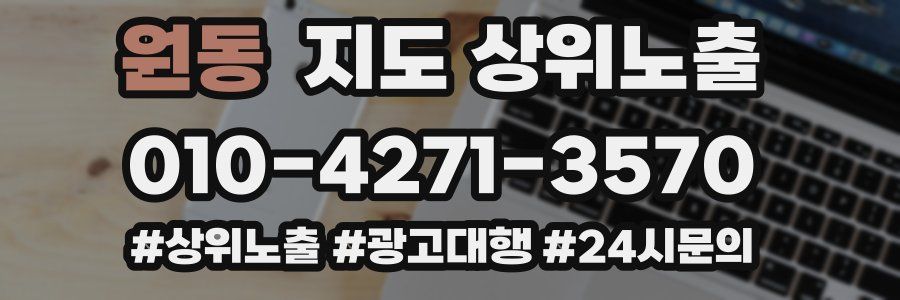 원동 지도 상위 노출