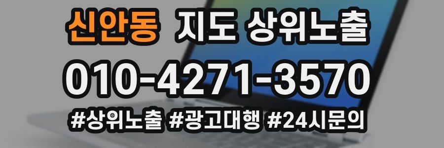 신안동 지도 상위 노출