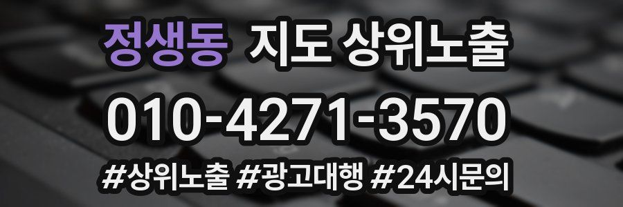 정생동 지도 상위 노출