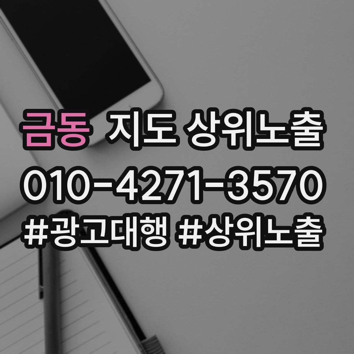 금동 지도 상위 노출