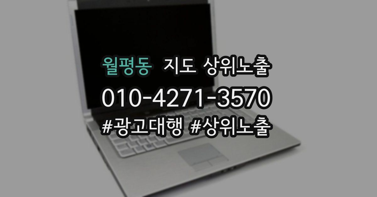 월평동 지도 상위 노출