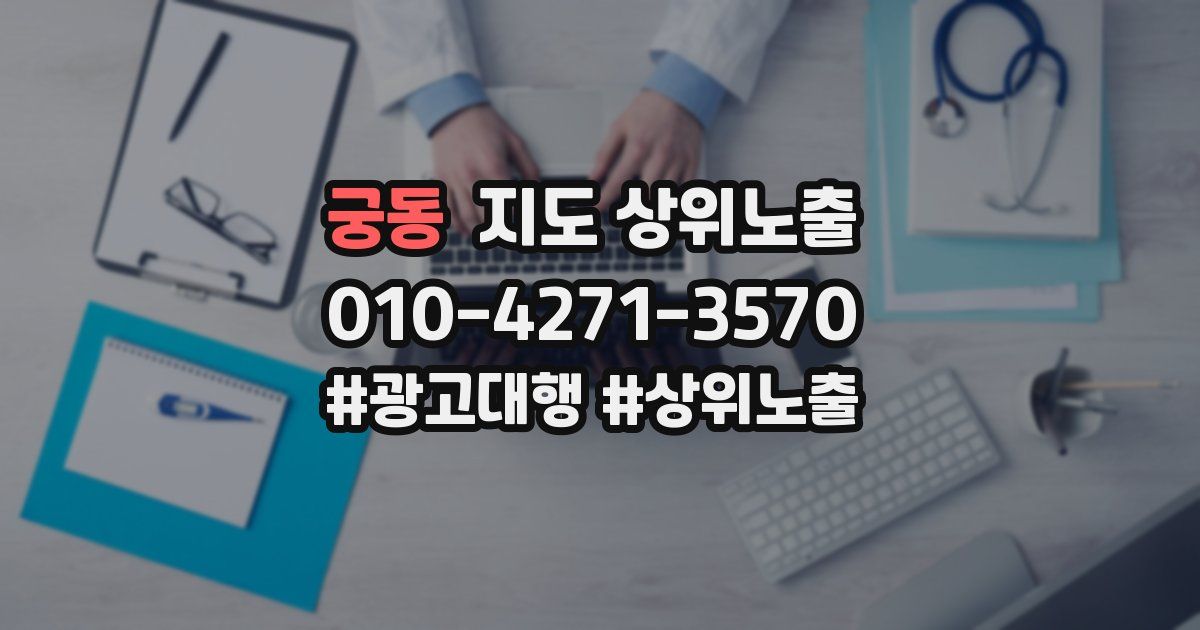 궁동 지도 상위 노출