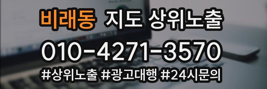 비래동 지도 상위 노출
