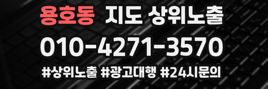 용호동 지도 상위 노출