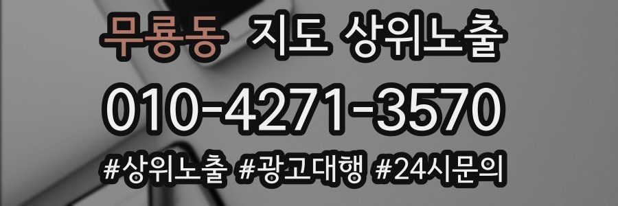 무룡동 지도 상위 노출