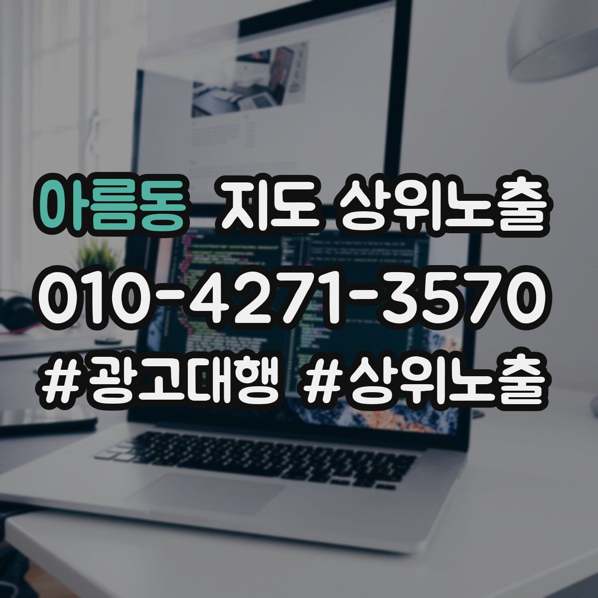 아름동 지도 상위 노출