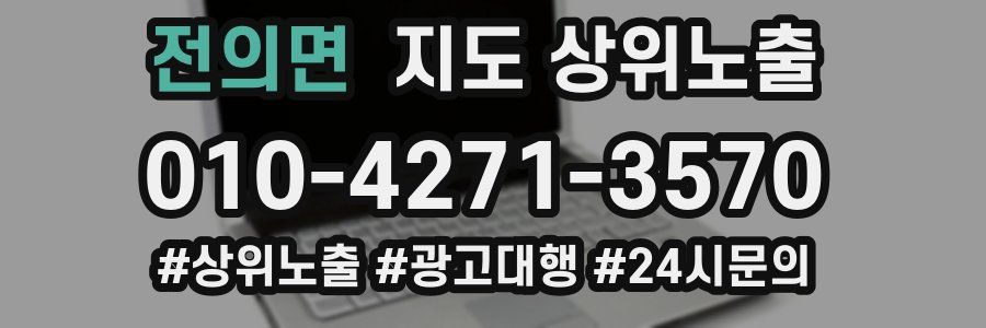 전의면 지도 상위 노출