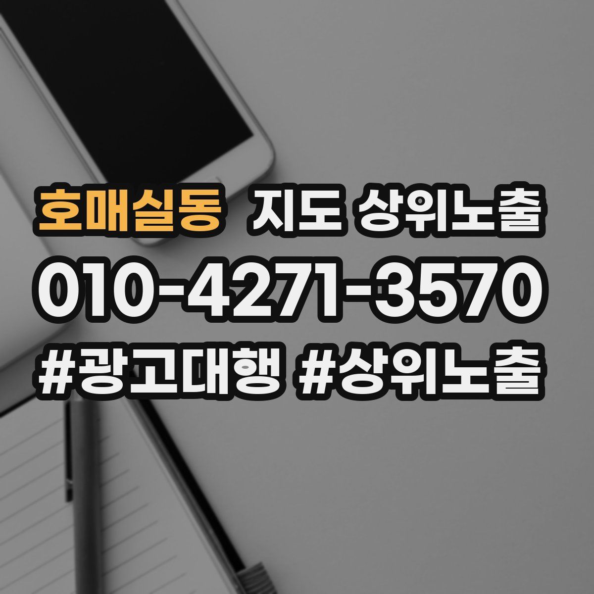 호매실동 지도 상위 노출