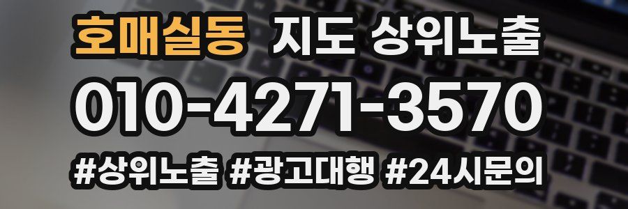 호매실동 지도 상위 노출