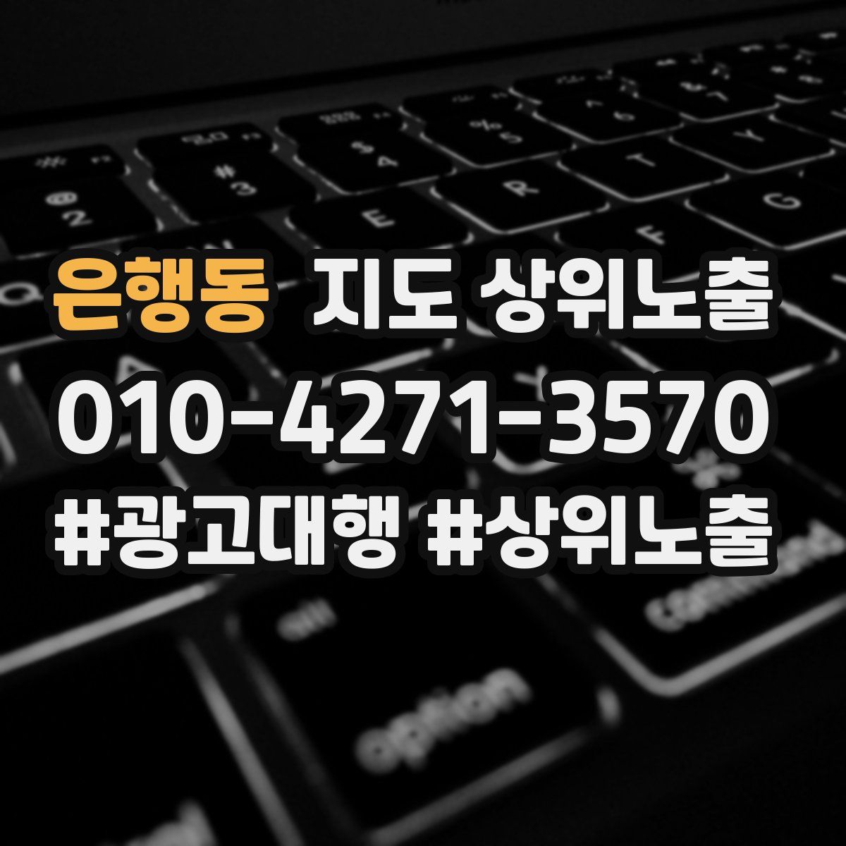 은행동 지도 상위 노출