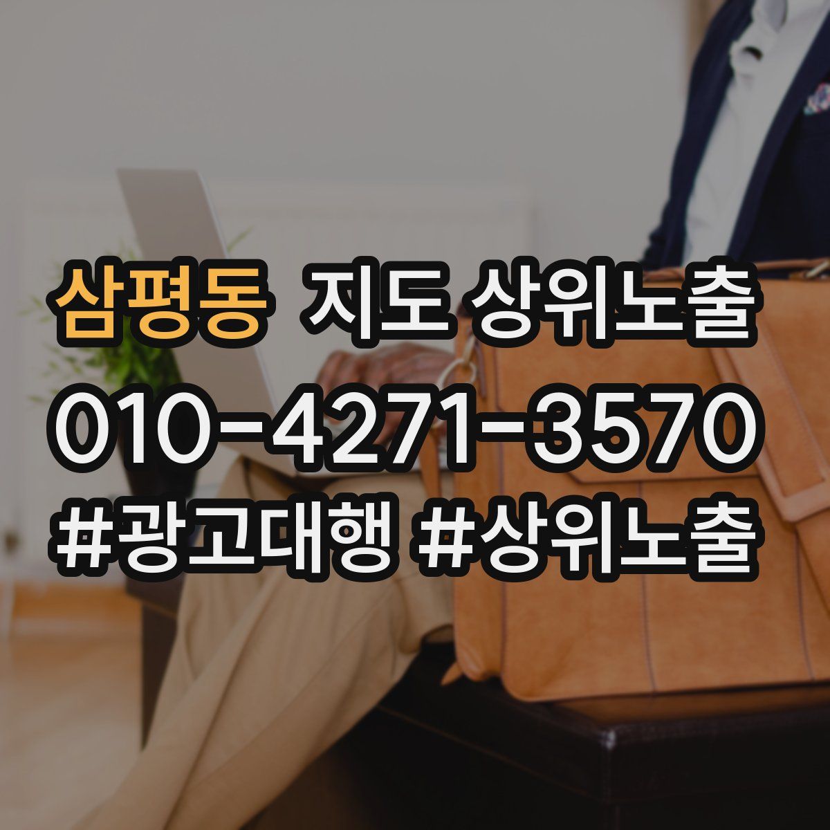 삼평동 지도 상위 노출