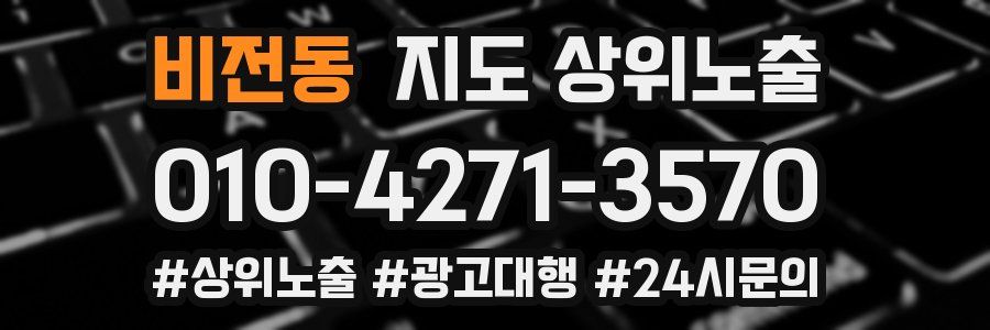 비전동 지도 상위 노출