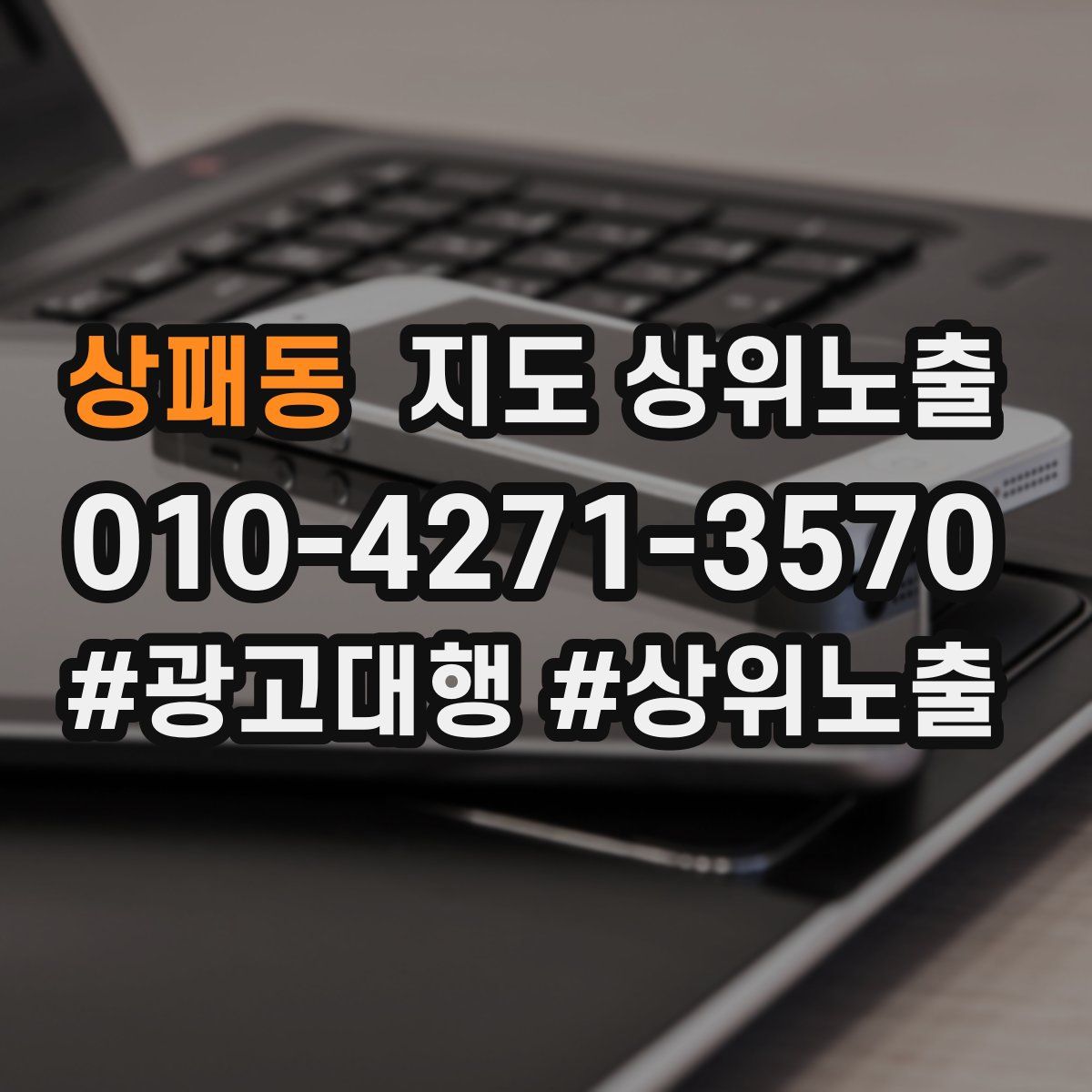 상패동 지도 상위 노출
