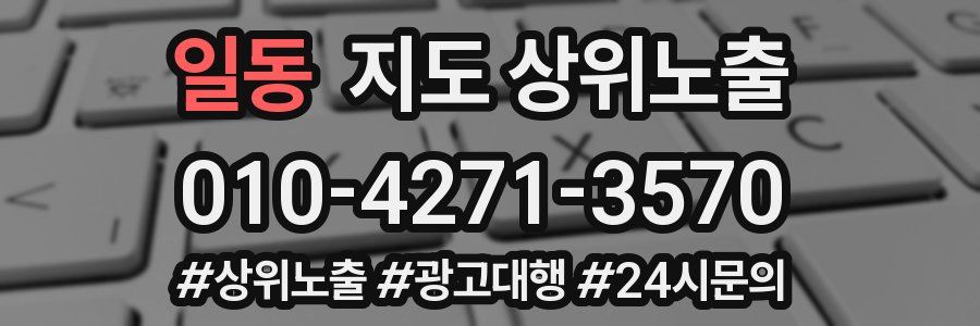 일동 지도 상위 노출