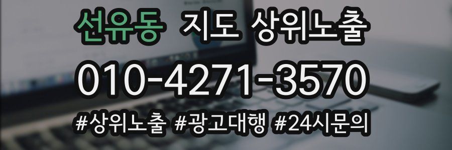 선유동 지도 상위 노출