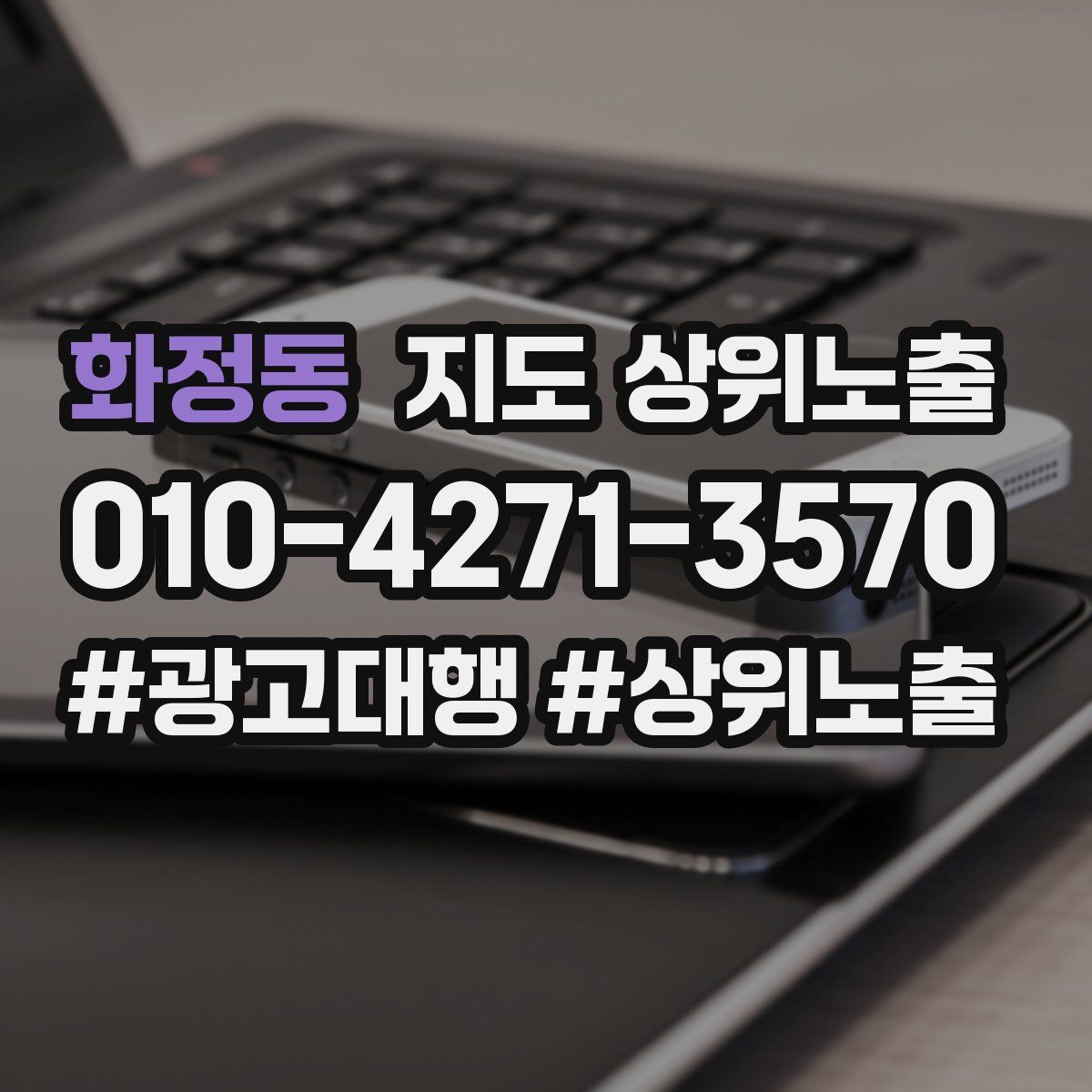 화정동 지도 상위 노출