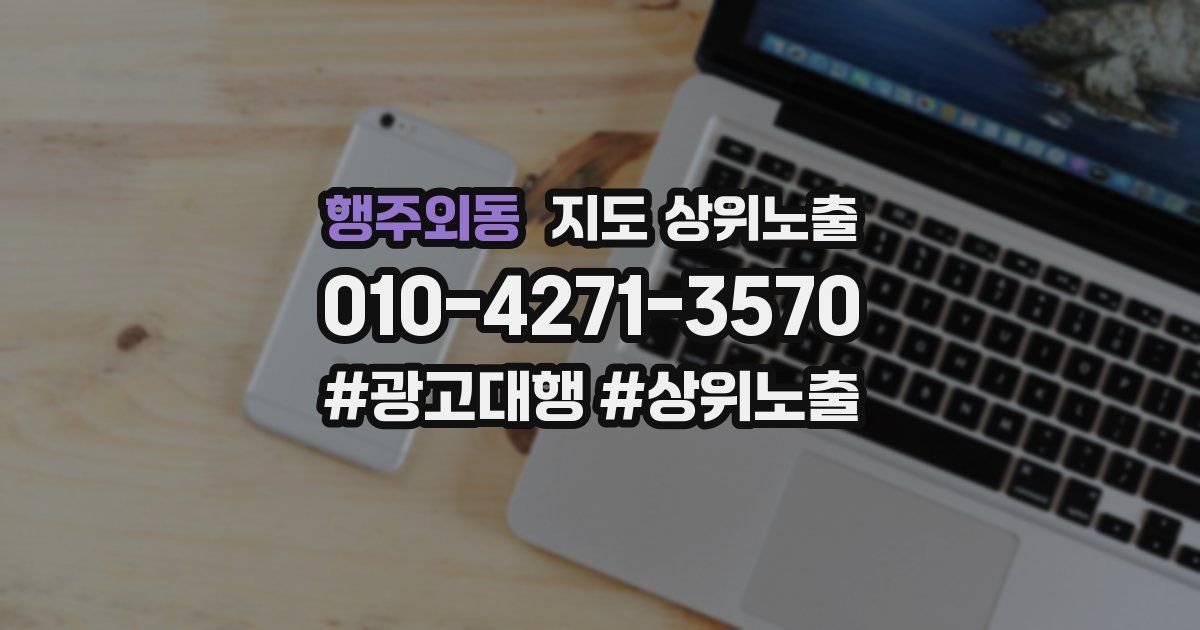 행주외동 지도 상위 노출