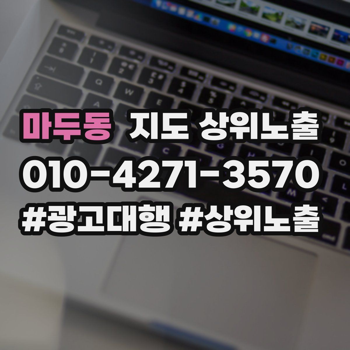 마두동 지도 상위 노출
