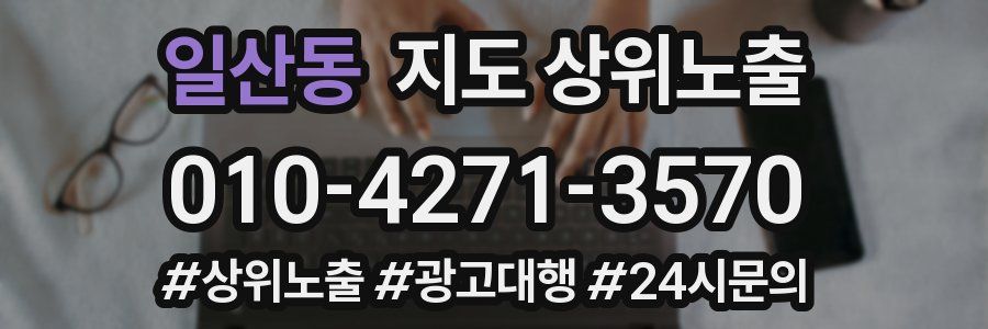 일산동 지도 상위 노출