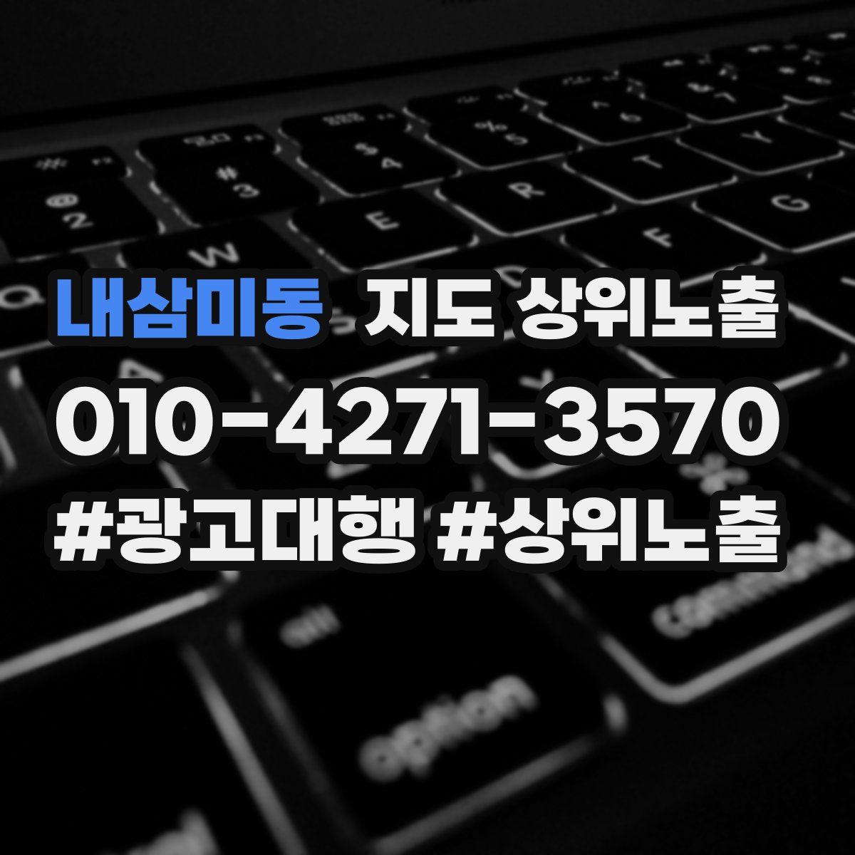 내삼미동 지도 상위 노출