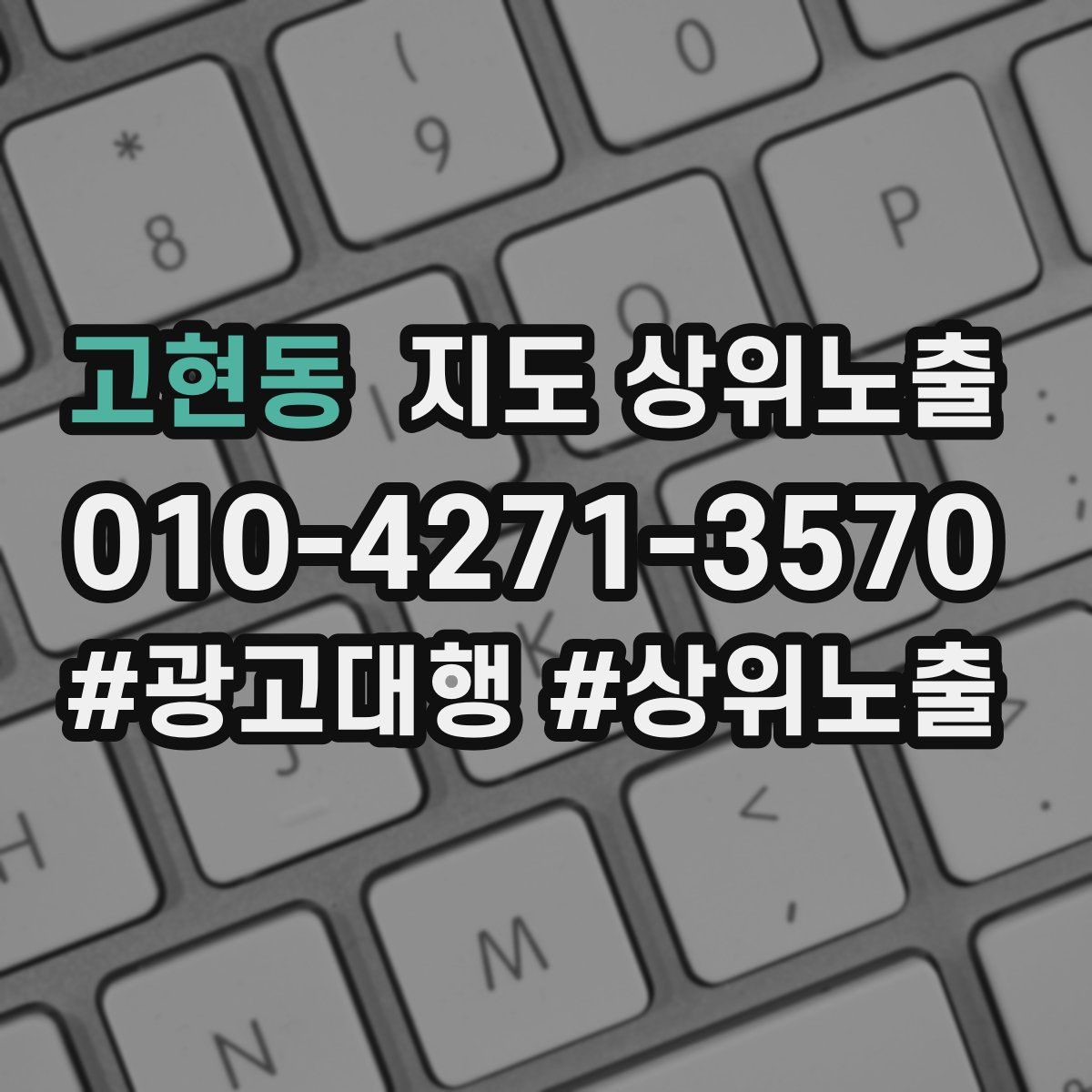 고현동 지도 상위 노출