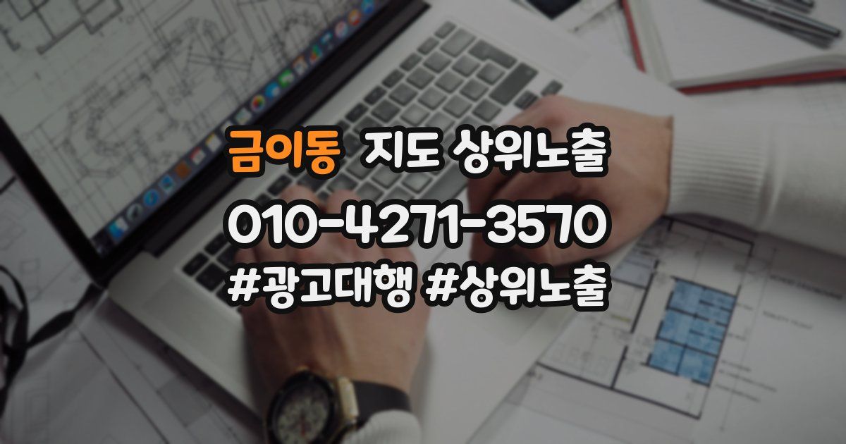 금이동 지도 상위 노출