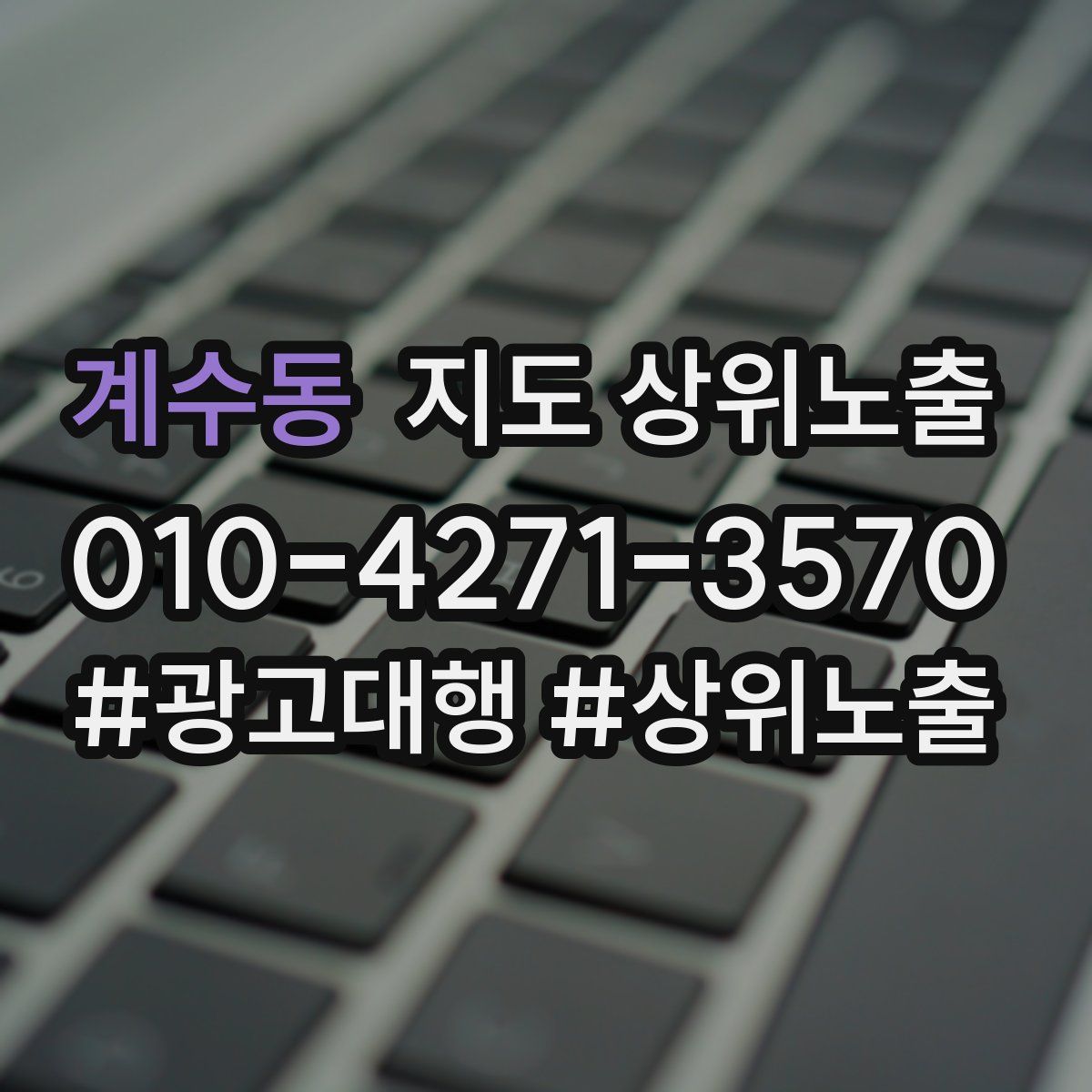 계수동 지도 상위 노출