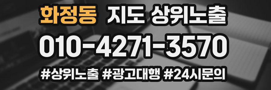 화정동 지도 상위 노출