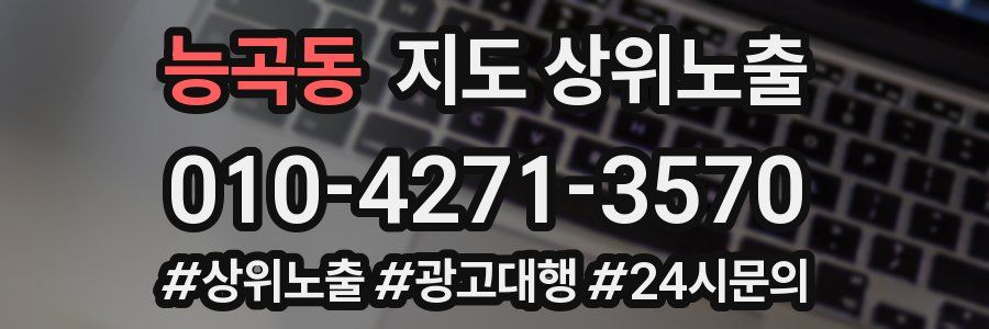 능곡동 지도 상위 노출