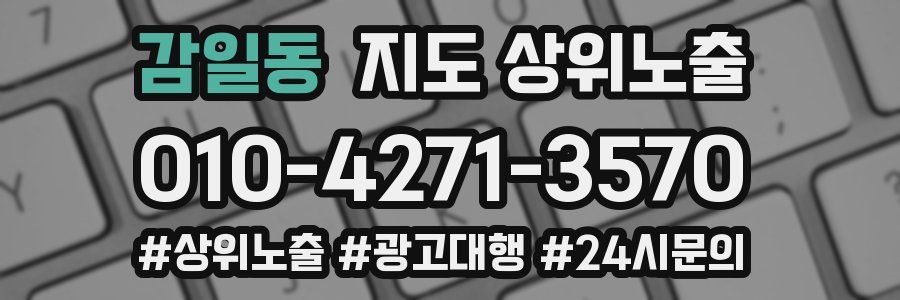 감일동 지도 상위 노출