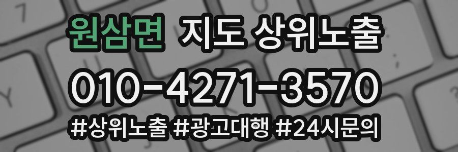 원삼면 지도 상위 노출