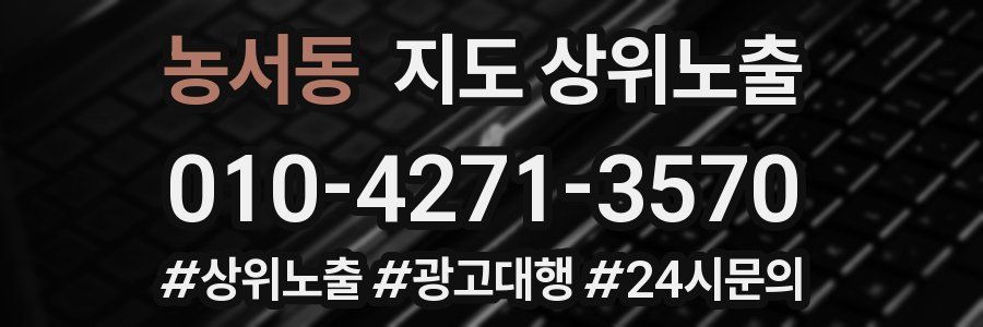 농서동 지도 상위 노출