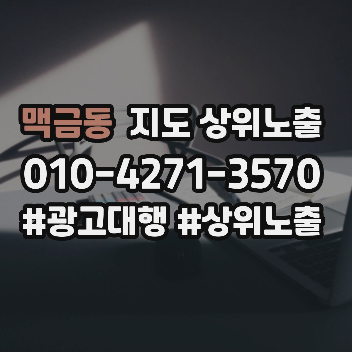 맥금동 지도 상위 노출