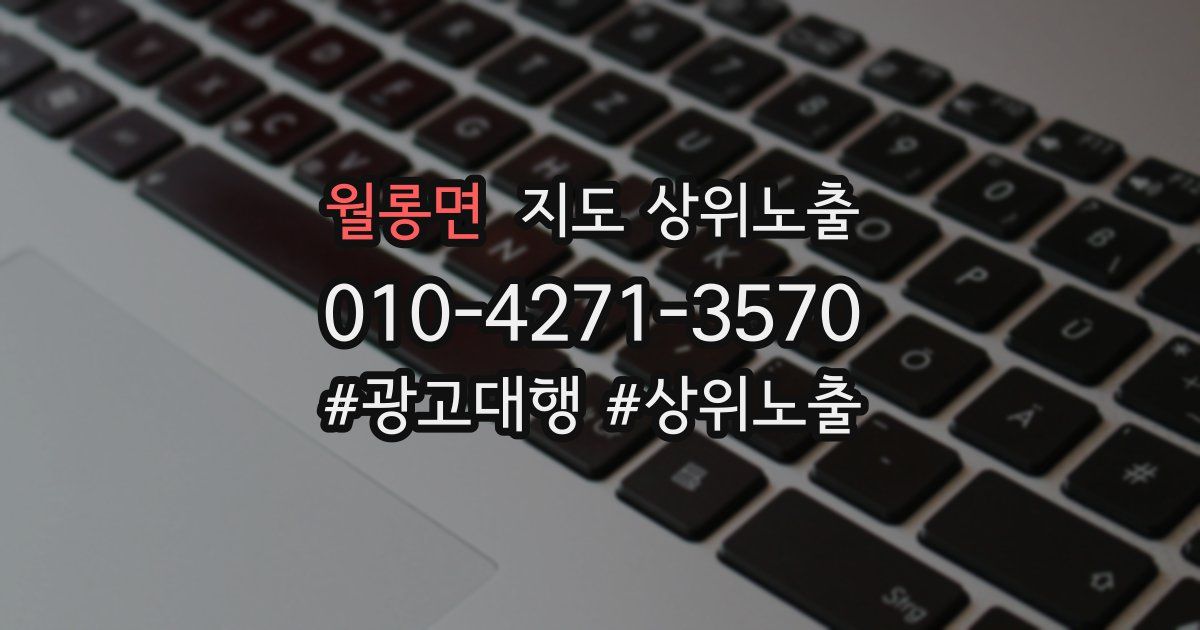 월롱면 지도 상위 노출