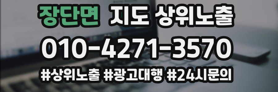 장단면 지도 상위 노출