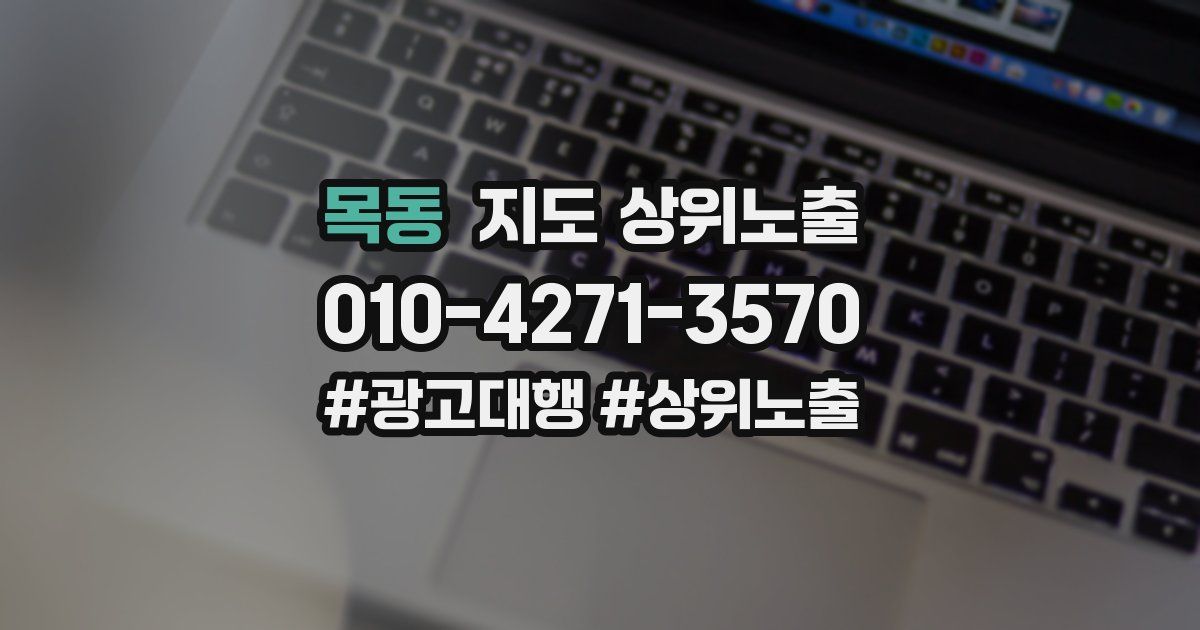 목동 지도 상위 노출